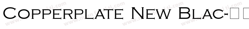Copperplate New Blac字体转换